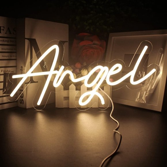 Neon Angel Light Sign for Bedroom/Living Room/Patio Decor Furniture Party LED - Picture 2 of 5